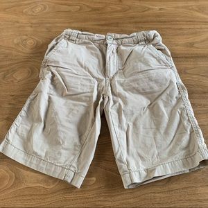 EUC boys Ruff Hewn khaki shorts size 8